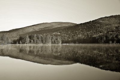 lake kanasatka in the morning effect

